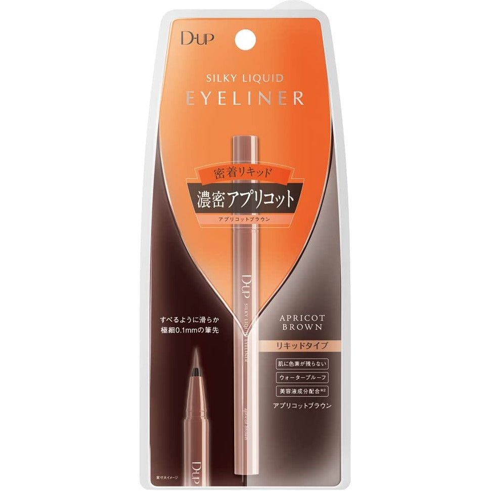 D-UP Silky Liquid Eyeliner WP Apricot Brown