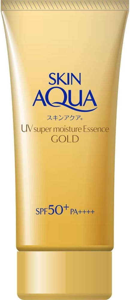 Rohto SKIN AQUA Super Moisture Essence Gold Sunscreen SPF50+ /PA ++++ 80g