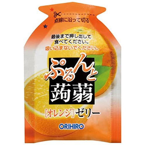 Orihiro Purun and Konjac Jelly Pouch Muscat + Orange 240g