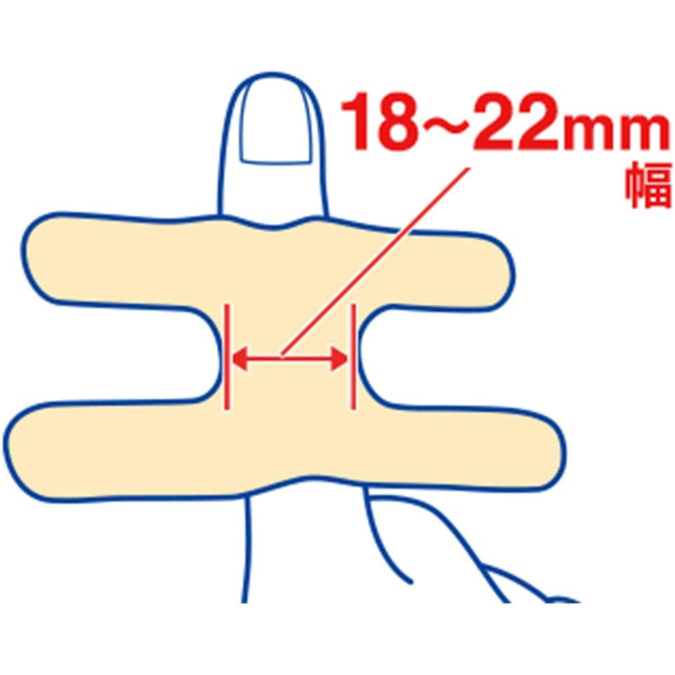 Nichiban Battlewin finger protector ML size 10 pieces