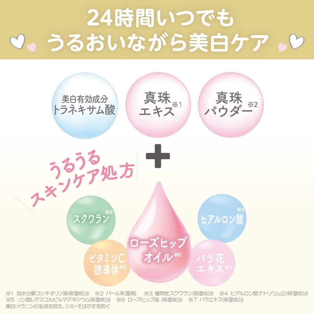 SANA Bare Skin Anniversary Whitening Skin Care Powder/Cream White Tea Fragrance