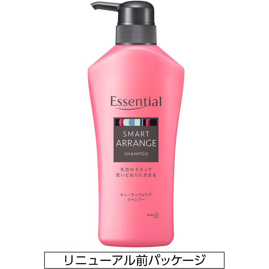 Kao Essential Smart Arrange Shampoo Pump 480ml