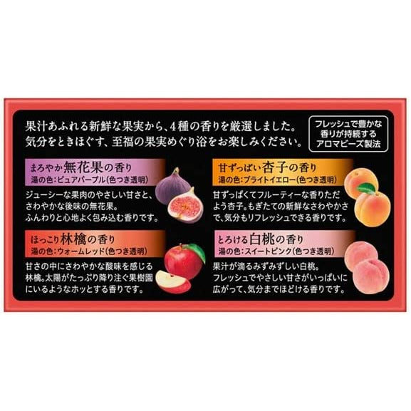 Kao Bub Blissful Fruit Meguri Carbonic Acid Type 12 tablets /  bathwater additive