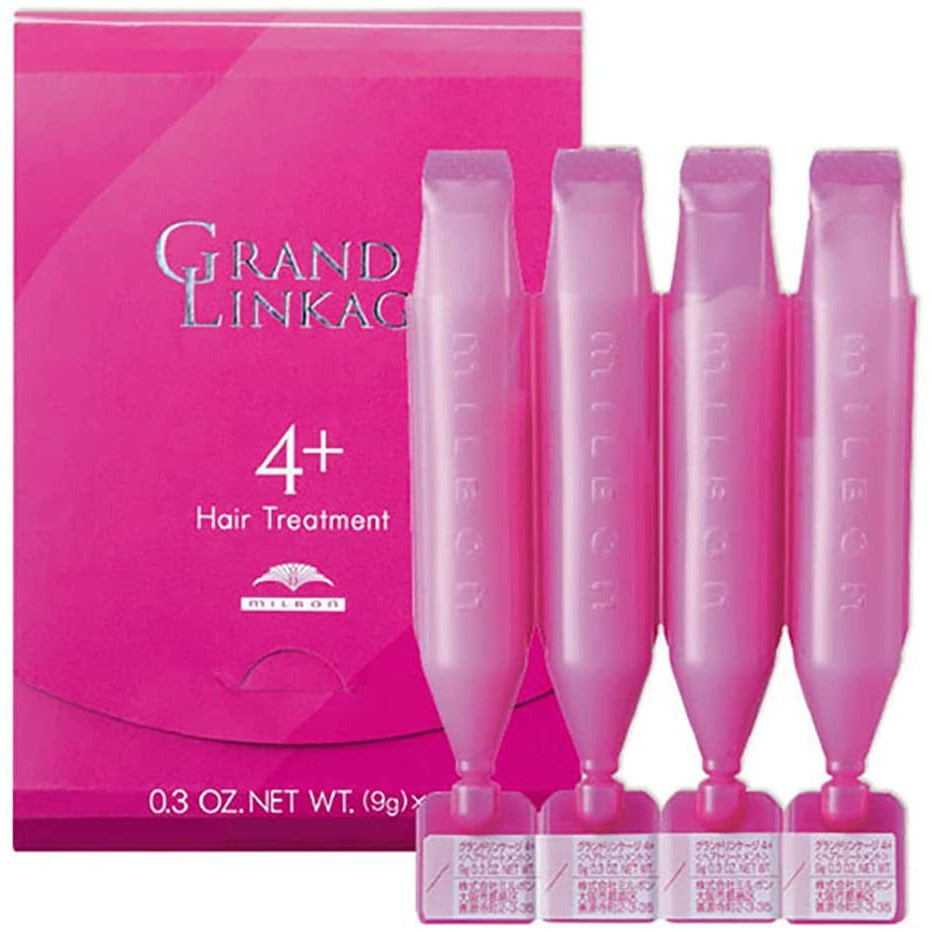 Milbon Grand Linkage 4+ Hair Treatment (9g x 4 pieces) For normal hair