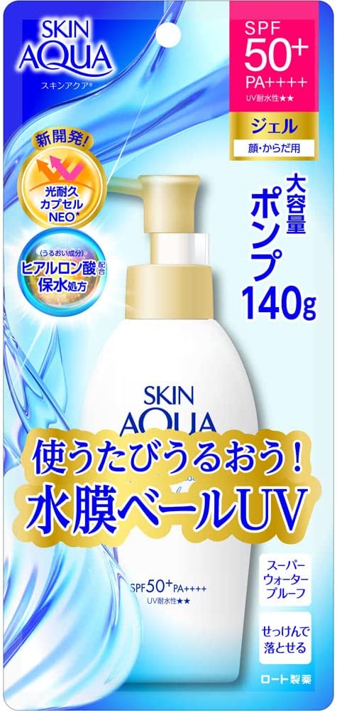 Rohto Skin Aqua Super Moisture Gel SPF50+ / PA++++ Sunscreen