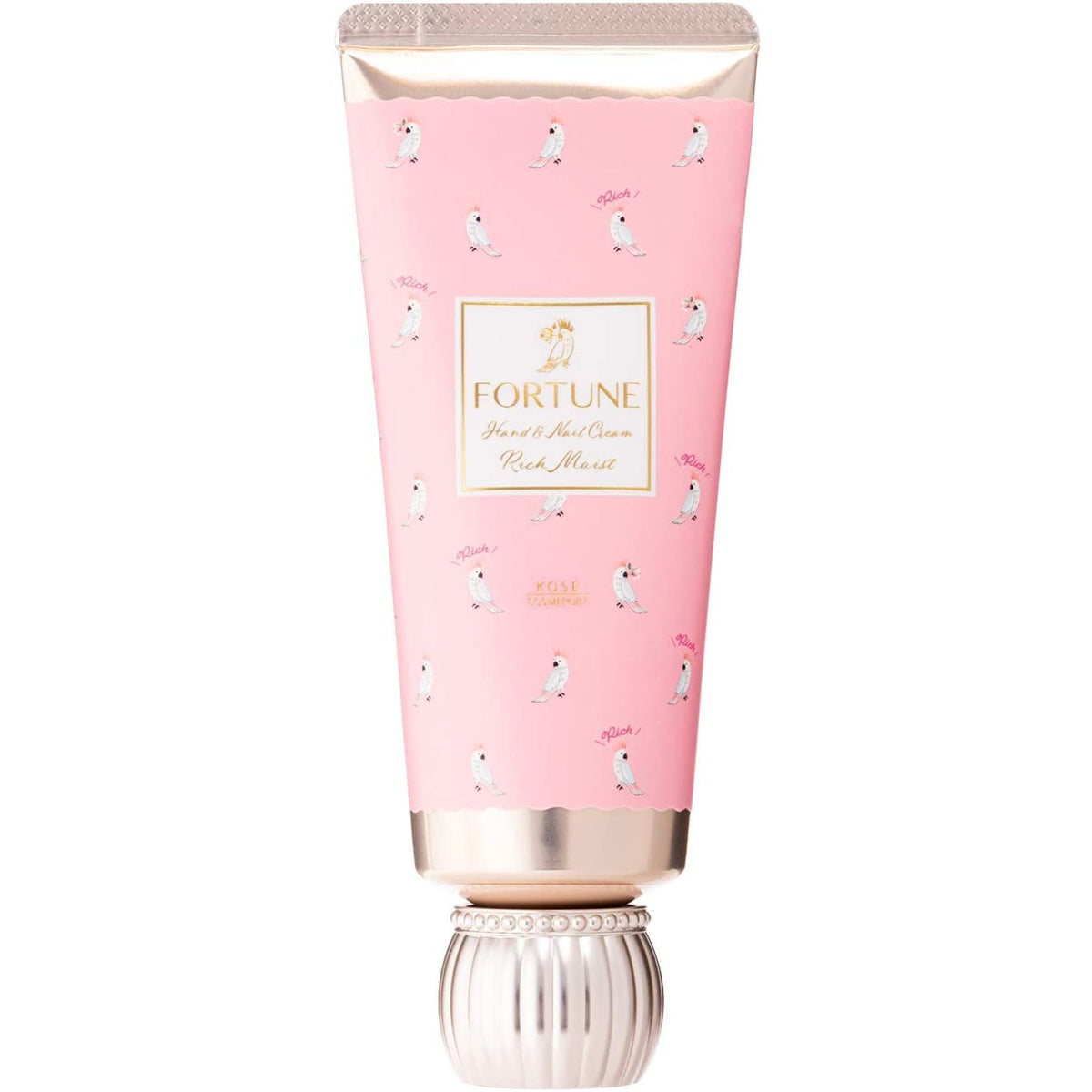 KOSE Fortune RH Moist Hand & Nail Cream Rich Moist (Rose Fragrance) 60g