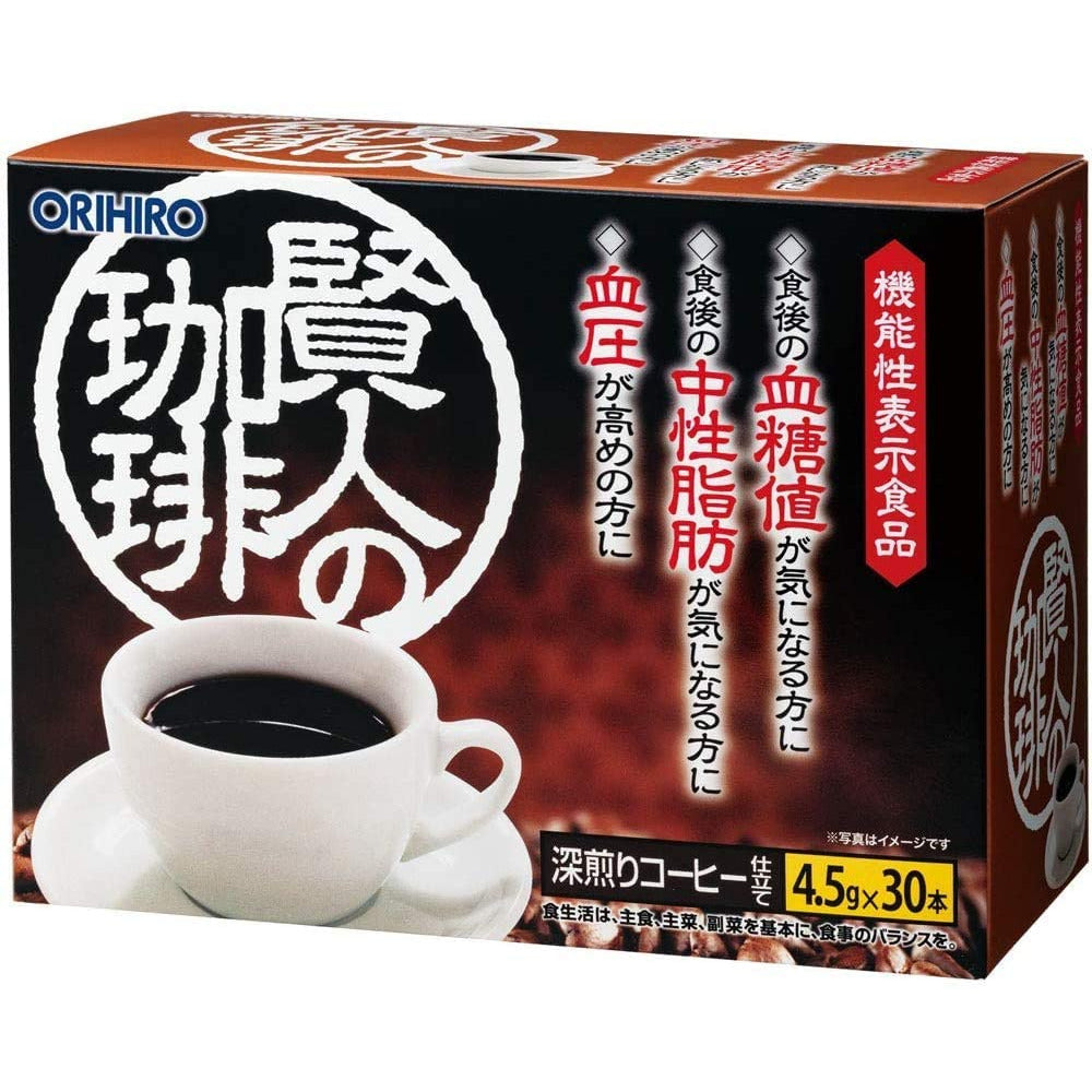 ORIHIRO Plantdew Wise Man's Coffee 4.5g x 30 bottles