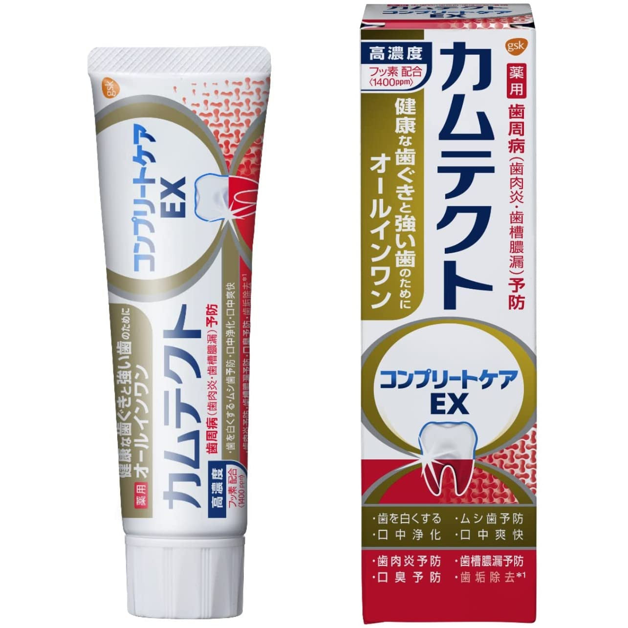 Kamutect Complete Care EX Toothpaste Periodontal Disease (Gingivitis ...