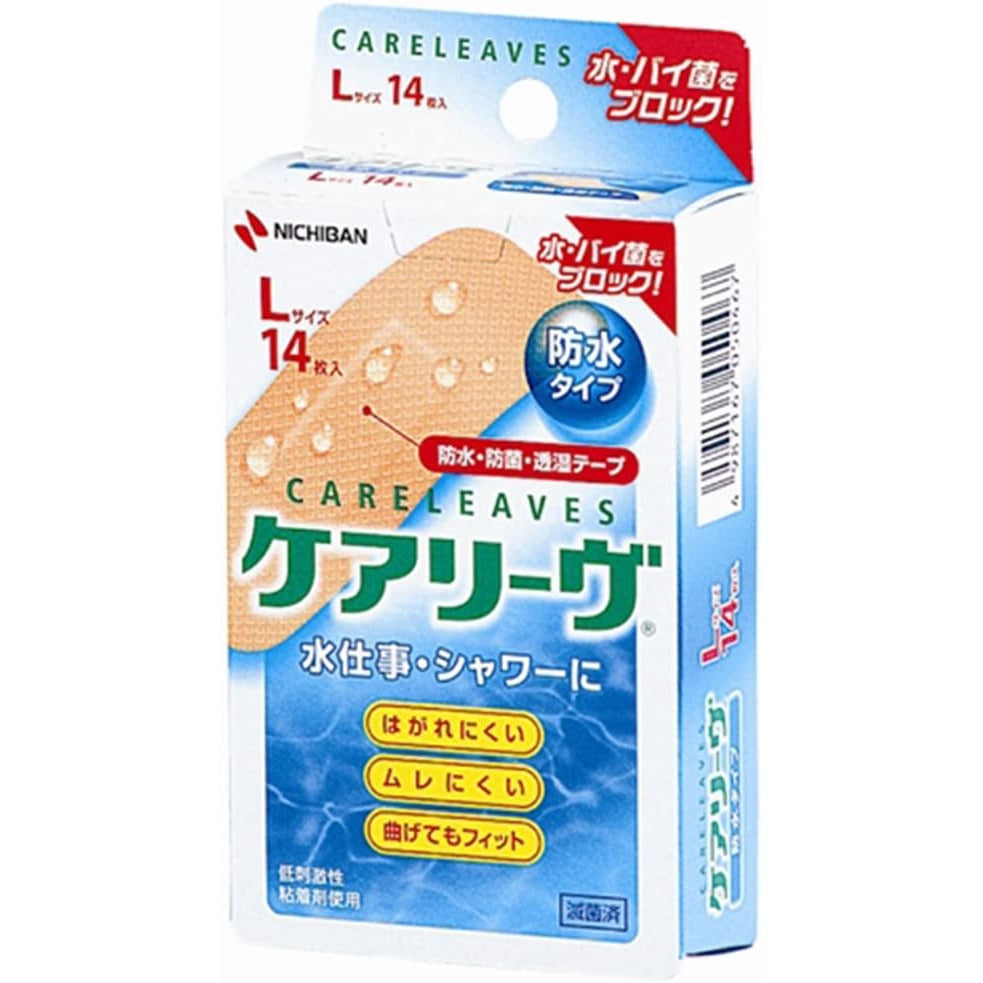 Nichiban Care Leave Adhesive Bandage Waterproof Type L Size 14 Sheets