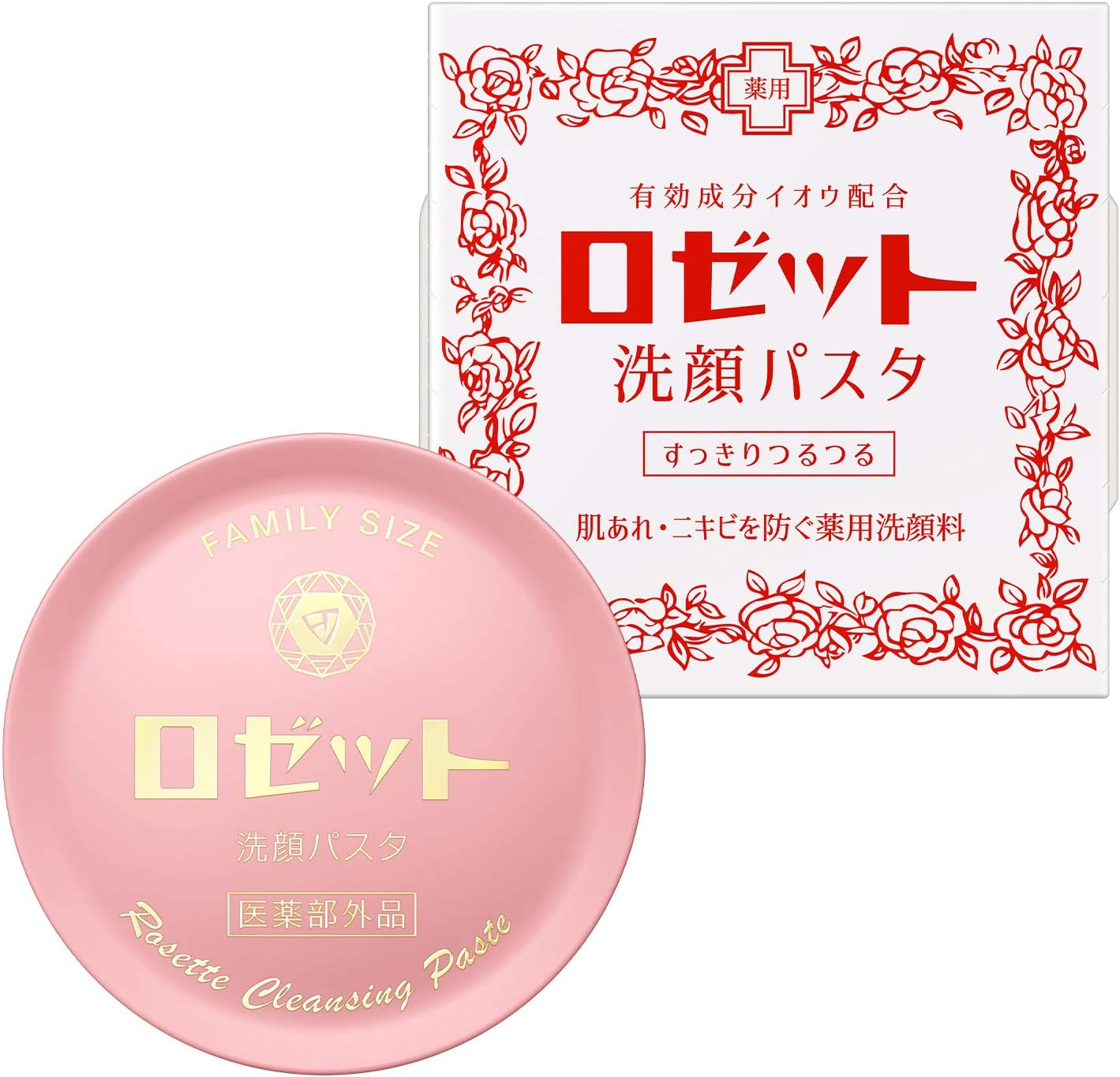 Rosette Sengan cleansing Pasta face wash cleanser 90g