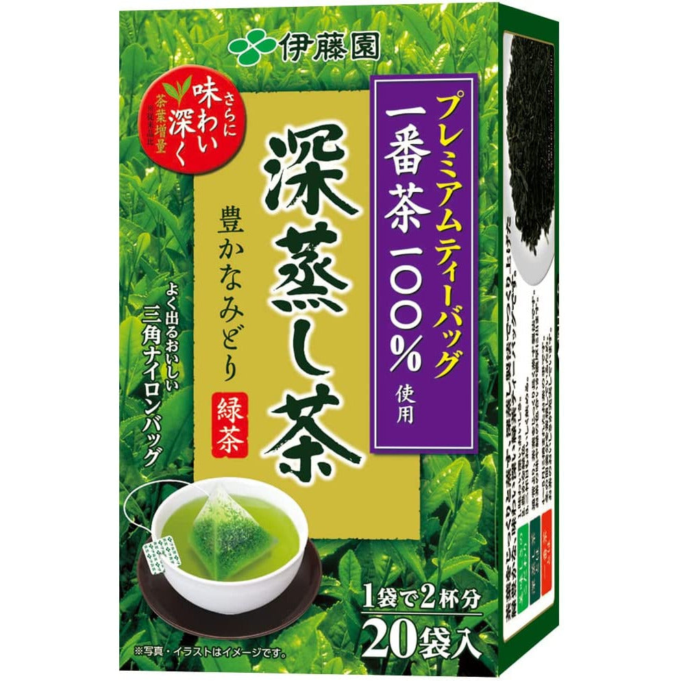 Itoen Premium tea bag deep steamed green tea 1.9g x 20 bags