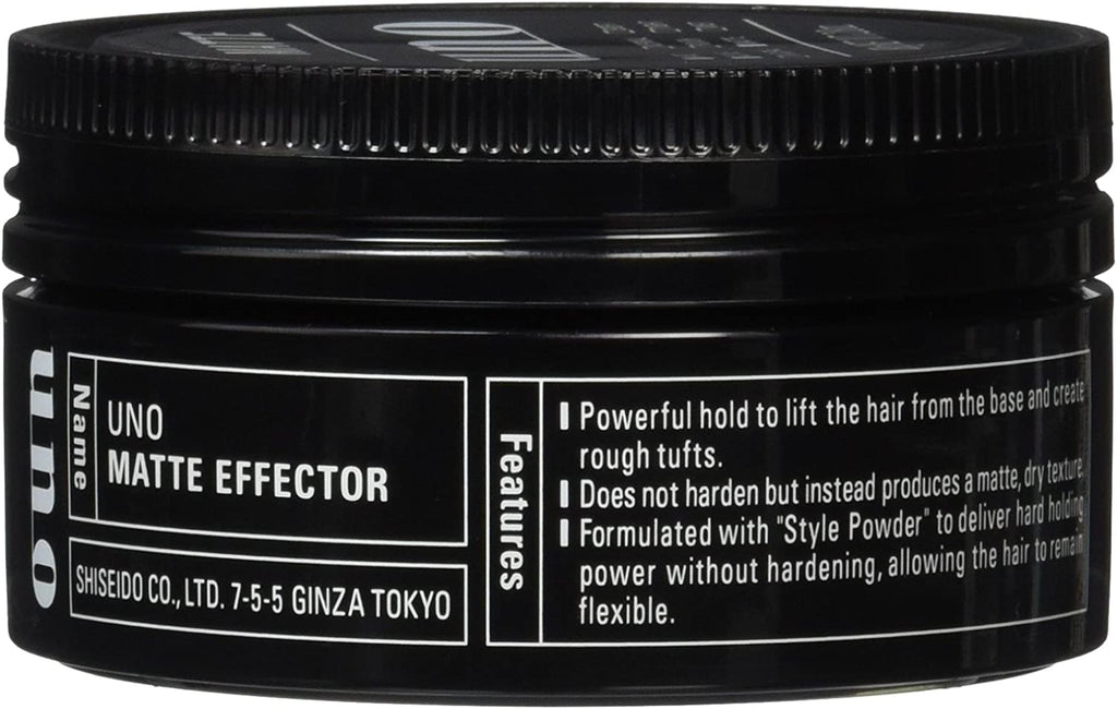 Shiseido uno Matte Effector Hair Styling Wax Hard Active 80g