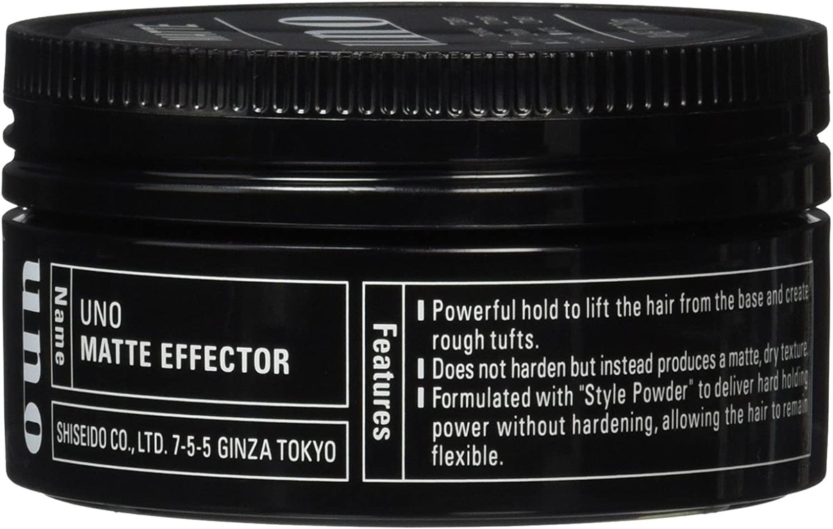 Shiseido uno Matte Effector Hair Styling Wax Hard Active 80g