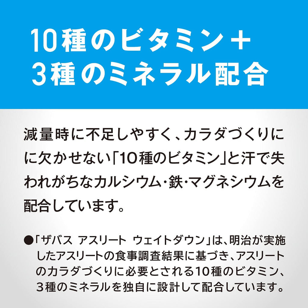 Meiji Zabas (SAVAS) Athlete Weight Down (Soy Protein + Garcinia) Yogurt Flavor [16 times] 336g