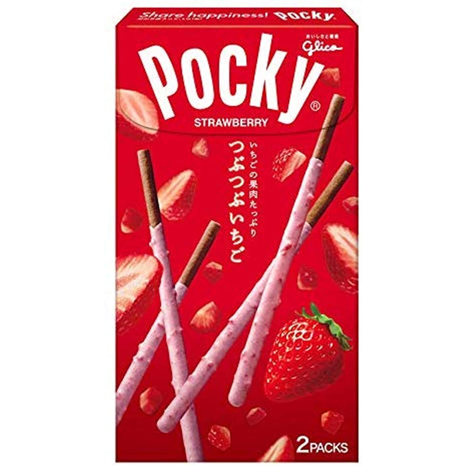 Glico crushed strawberry pocky 55g