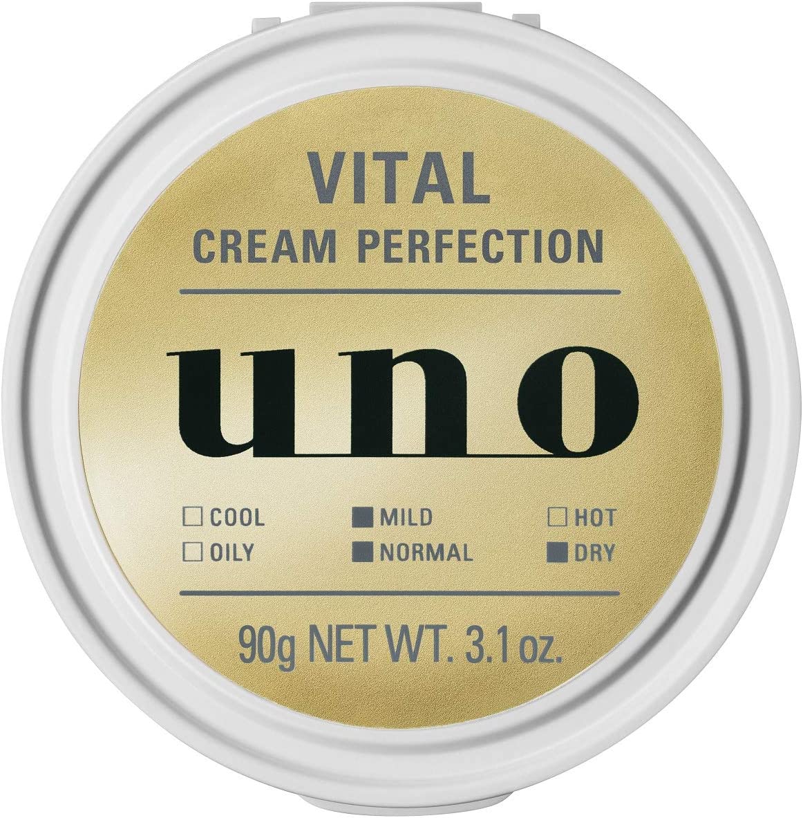 Shiseido UNO Vital Cream Perfection Men's Aging Care All-in-One 90g