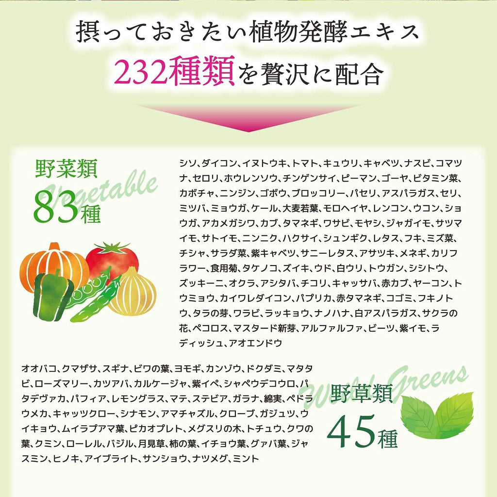 Ishokudogen iSDG 232 nighttime Diet enzyme Night diet Supplement 120 Tablets