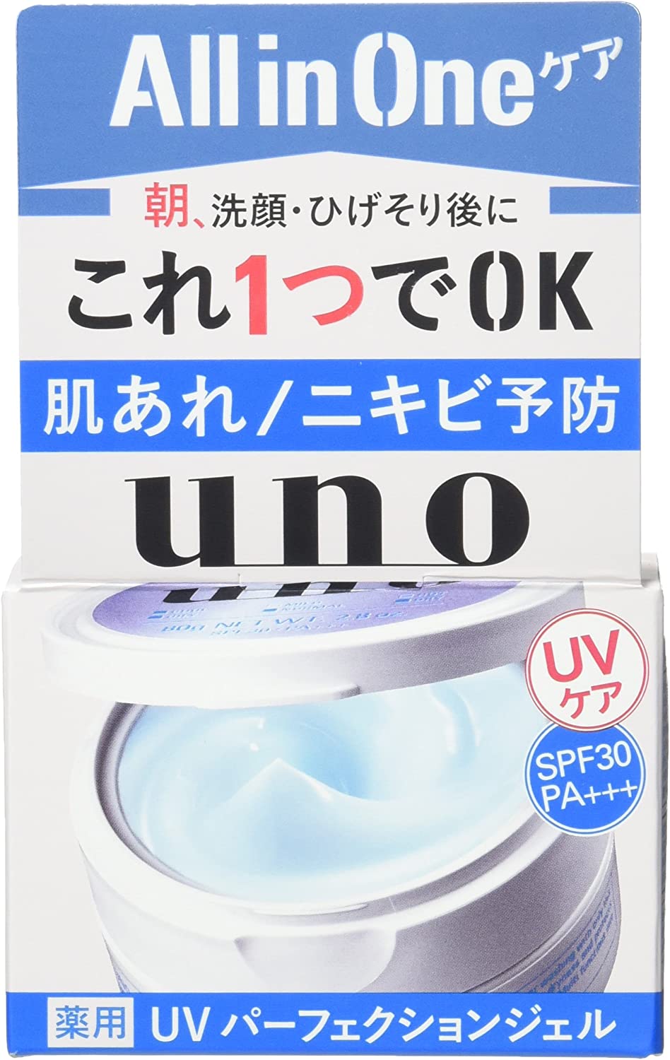 Shiseido Uno Perfection All In One Gel SPF30+ PA+++ 80g