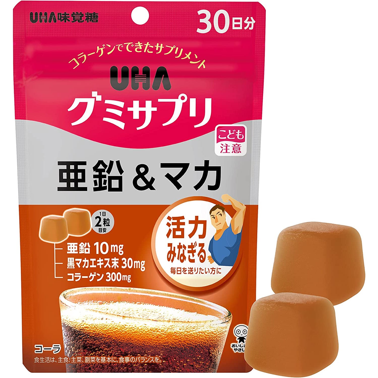Yuha Mikakuto UHA Gummy Supplement Zinc & Maca SP 60 tablets