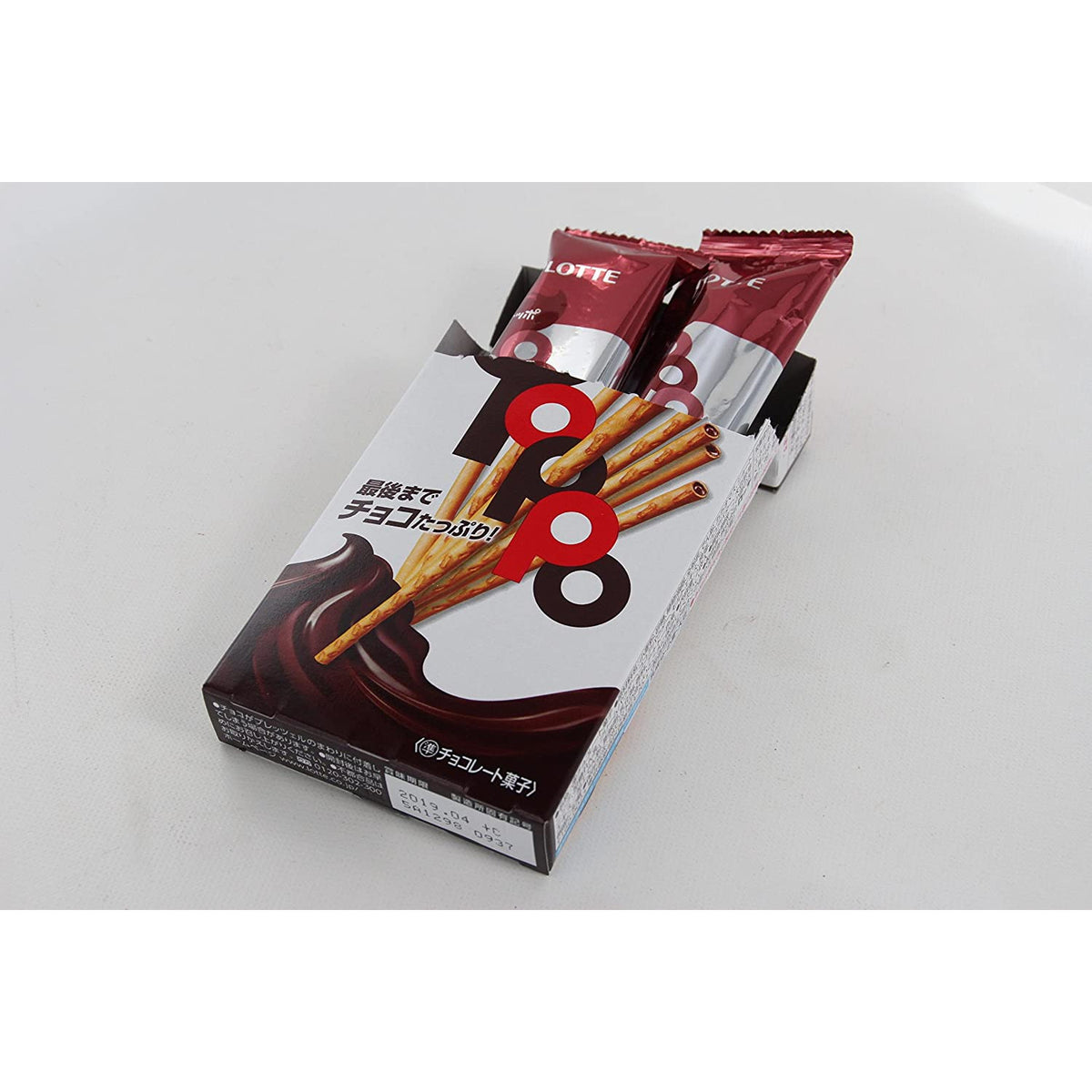 Lotte Toppo milk chocolate cookie sticks 72g
