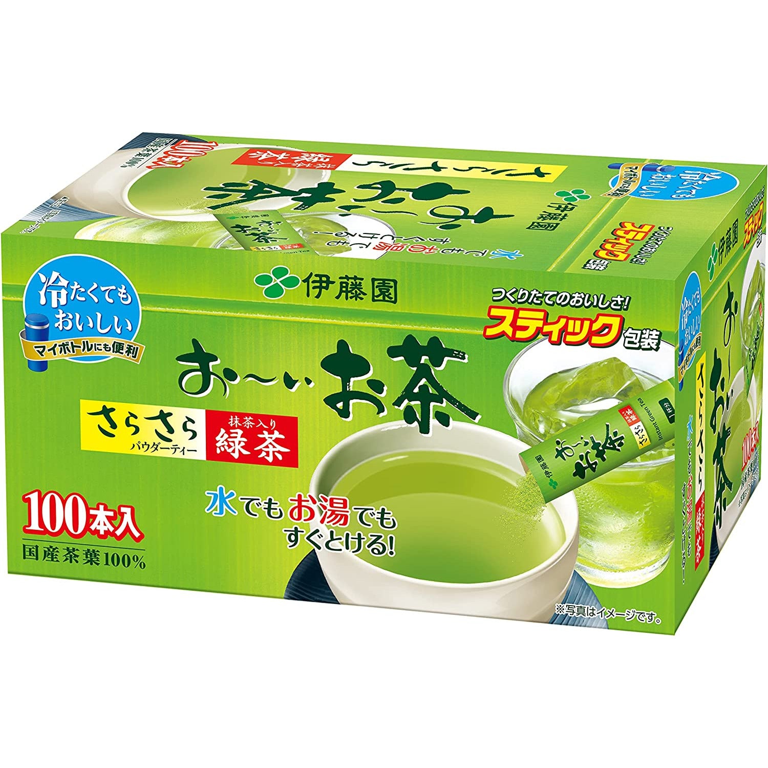 Itoen Oi Ocha smooth green tea with matcha stick type 0.8g x 100 sticks