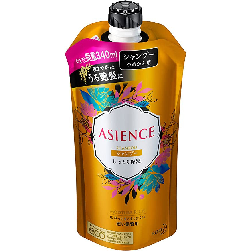 Kao ASIENCE Moisturizing Type Shampoo Refill  340ml