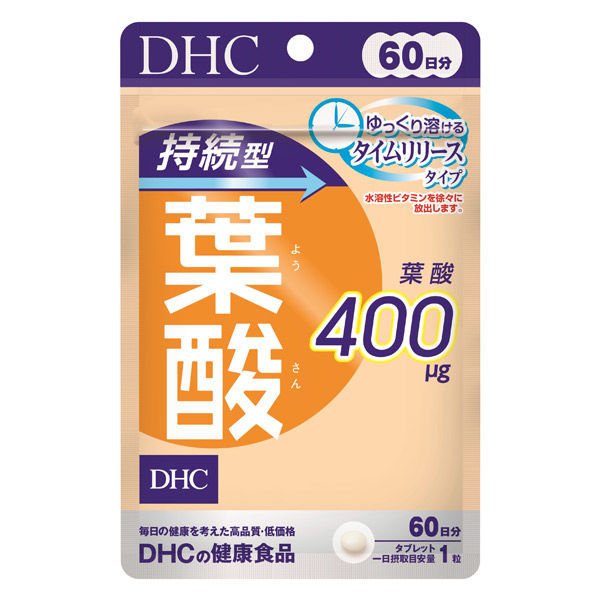 DHC Sustained Folic Acid for 60 days 60 tablet