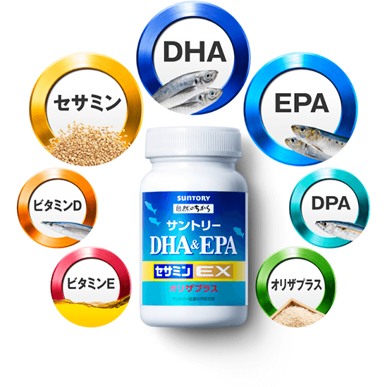SUNTORY DHA & EPA + Sesamin EX 240 tablets about 60 days