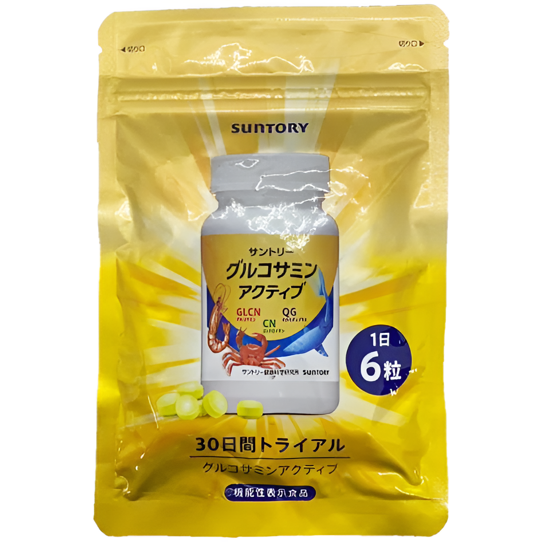 SUNTORY Glucosamine Active 30 Days 180 Tablets